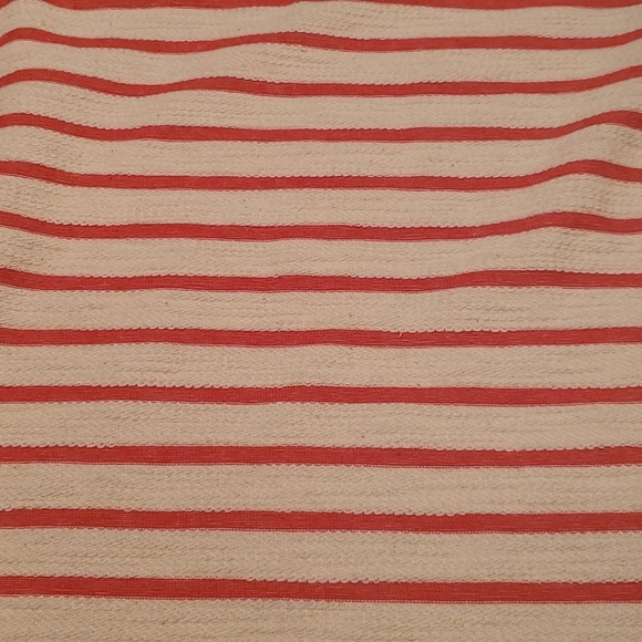 Code X Mode Red & Off White Terry Crop Top With Puff Sleeves Size M NWT - Picture 6 of 6